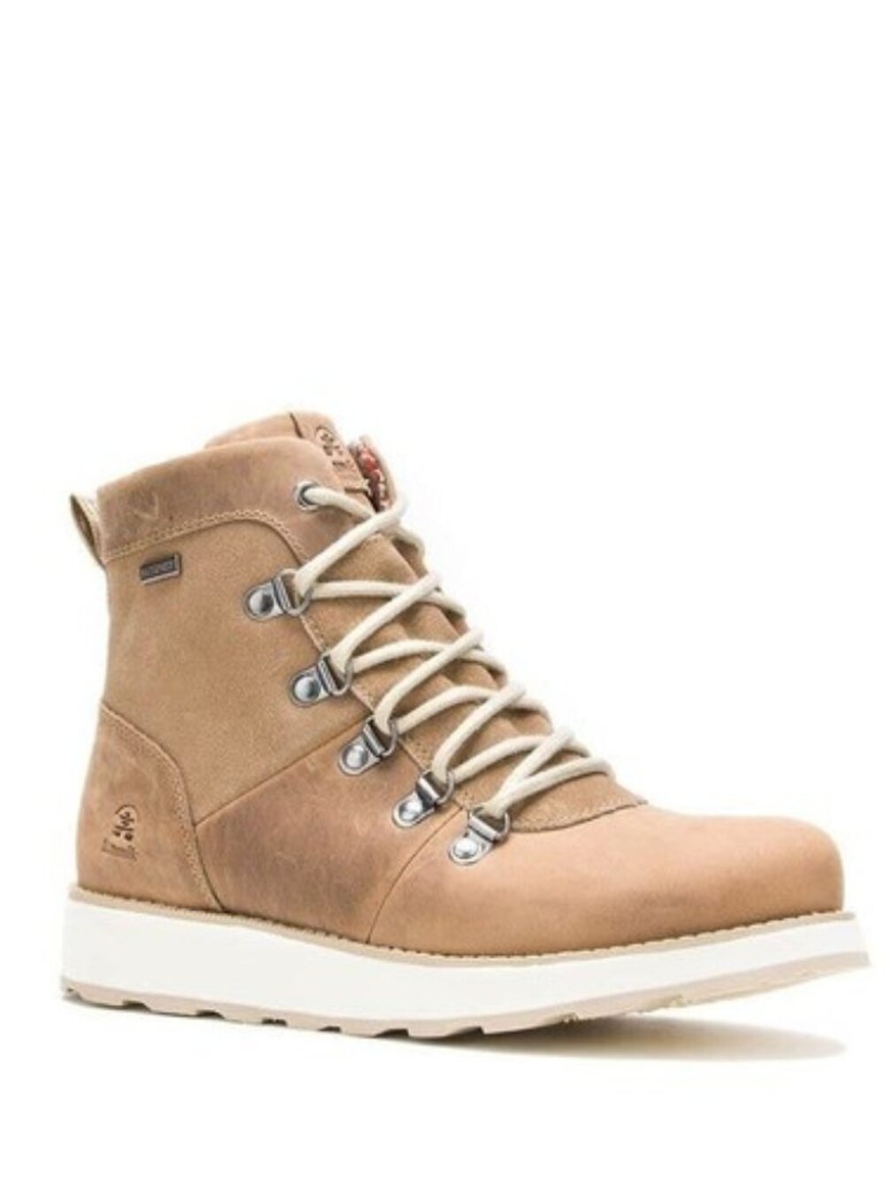 Kamik Ariel Low Women's Casual Plaid Lined Waterproof leather Boots, Taupe, W7